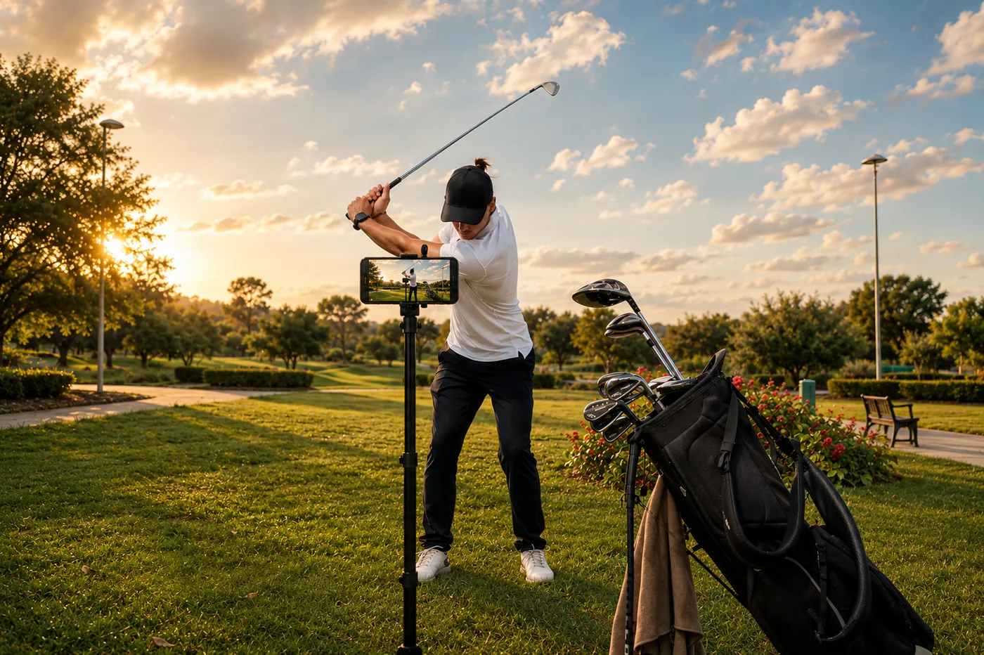 Practice golf online course